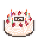 Free Whole Cake Pixel Art Icon 32px