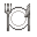 Free Tableware Pixel Art Icon 32px