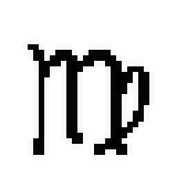 Free Simple Virgo Pixel Art Icon 32px