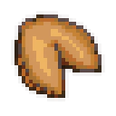 Free Fortune Cookie Pixel Art Icon 32px
