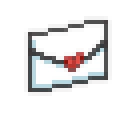 Free Love Letter Pixel Art Icon 32px